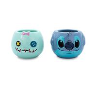 Disney Lilo & Stitch Scrump and Stitch Lot de 2 mini tasses en céramique sculptées