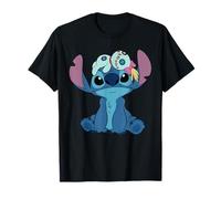 Disney Lilo & Stitch Scrump on Stitch's Head 2-Sided T-Shirt