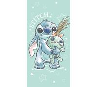 Disney Lilo & Stitch Serviette de Bain 70x140 cm Bleu Coton
