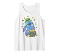 Disney Lilo & Stitch St. Patrick's Day Happy Pot of Gold Débardeur