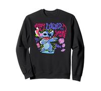 Disney Lilo & Stitch Stay Weird To Your Self Colorful Sketch Sweatshirt