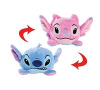 Disney - Lilo & Stitch, Stitch & Angel, réversible, 8cm, Peluche, à partir de 0 Mois