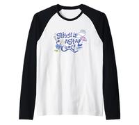 Disney Lilo & Stitch Stitch Is Coastal Cool Big Chest Logo Manche Raglan