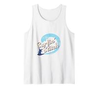 Disney Lilo & Stitch Surfin' Stitch Silhouette Distressed Débardeur