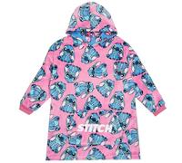 Disney Lilo & Stitch Sweat à capuche réversible en polaire douce pour fille, Lilo & Stitch - Réversible, One Size