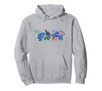 Disney Lilo & Stitch The Main Star Stitch Big Chest Logo Sweat à Capuche