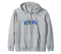 Disney Lilo & Stitch The Main Star Stitch Big Chest Logo Sweat à Capuche