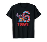 Disney Lilo & Stitch Tropical Birthday 6 Years Old Today T-Shirt
