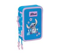 Disney Lilo & Stitch Trousse à crayons remplie, Hawaii - 36 pièces - 19,5 x 12,5 x 5,5 cm - Polyester