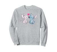 Disney Lilo & Stitch Valentine's Day Stitch & Angel Couple Sweatshirt