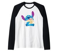 Disney Lilo & Stitch Wedding Party Crasher Stitch with Cake Manche Raglan