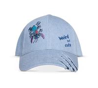 Disney Casquette Difuzed Stitch «weird But Cute» Ajustable Femme Bleu Taille unique