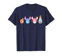 Disney Lilo & Stitch with Angel and Scrump Cute Easter Eggs T-Shirt