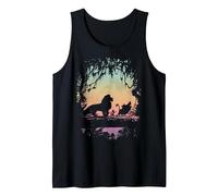 Disney Lion King Gradient Jungle Trio Débardeur, Homme, Noir, L