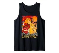 Disney Lion King Happy Group Shot Sunset Vintage Poster Débardeur
