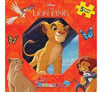 Disney Lion King My First Puzzle Book - Jigsaw Puzzles for kids, 10-page board book, 5 puzzles to enjoy