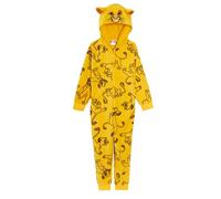 Disney Lion King Onesie Filles garçons Simba Tout en Un garçons Habiller Enfants vêtements de Nuit Lion Chaud Polaire Pyjamas