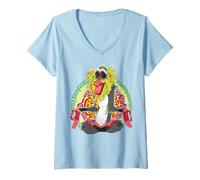 Disney Lion King Rafiki Meditation T-Shirt avec Col en V