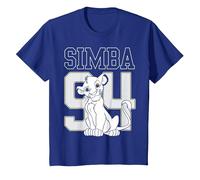 Disney Lion King Simba 94 T-Shirt, Enfant, Bleu Royal, 6 ans