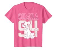 Disney Lion King Simba 94 T-Shirt, Enfant, Rose Chiné, 10 ans
