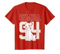 Disney Lion King Simba 94 T-Shirt, Enfant, Rouge, 2 ans