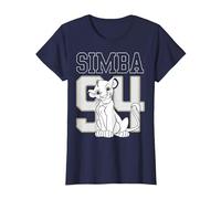 Disney Lion King Simba 94 T-Shirt, Femme, Bleu Marine, S