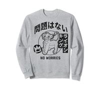 Disney Lion King Simba No Worries Kanji Sweatshirt