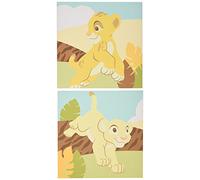 Disney Lion King Wall Art Lot de 2 décorations murales