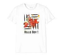 Disney « Little Mermaid- Hello Boy Sebastien » BODLITLTS003 T-Shirt Garçon, Blanc, Taille 06 Ans
