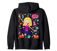 Disney Lizzie McGuire Cartoon Lizzie Daily Life Icon Collage Sweat à Capuche