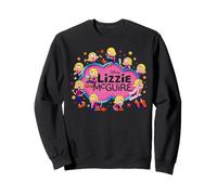 Disney Lizzie McGuire Cartoon Lizzie Multi-Poses and Logo Sweatshirt