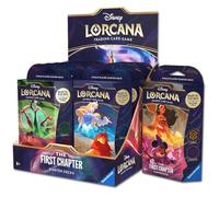 Disney Lorcana JCC : Premier Chapitre - Display de Deck de démarrage (12 Decks)