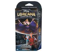 Disney Lorcana Jeu de Cartes à Collectionner : Ascension des inondations - Deck de démarrage Ambre et Saphir (Anglais)