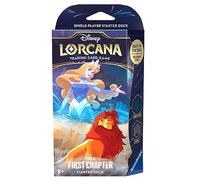 Disney Lorcana Jeu de Cartes à Collectionner : Le Premier chapitre - Deck de démarrage Saphir et Acier (Anglais)