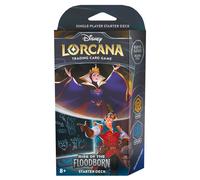 Disney Lorcana Rise Des Floodborn 2ROF Starter Deck Evil Queen & Gaston (A...