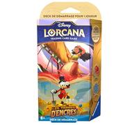 Ravensburger – JCC Disney Lorcana Les Terres d'Encres – Deck de démarrage Rubis & Saphir