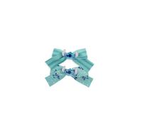 Disney - Lot 2 Barrettes Enfant Stitch - Pinces à Nœud Fille - Pour Cheveux Fins - Accessoire Coiffure Bébé - Coiffer, Pinces Plates Lilo & Stitch - Longue Tenue - Produit Officiel