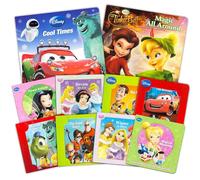 Disney Lot de 10 mini livres de voyage avec Disney Princess, voitures, Toy Story, Fée Clochette, et plus encore | Assortiment de jeunes lecteurs