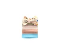 DISNEY Lot De 16 Élastiques Fantaisie - Animaux Disney Bambi, Panpan, Marie, Simba, Stitch - 1 Nœud Assorti - Maintien Doux pour Cheveux Fins de Tout-Petit - Accessoires Enfant Officiel Disney