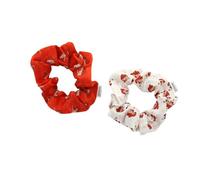 DISNEY - Lot de 2 Chouchou Cheveux Fille Satinés Ariel & Raiponce - Grand Diamètre - Respect du Cheveu - Accessoire Coiffure Tous Types de Cheveux - Texture Douce - Produit Officiel Disney