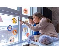 Disney Lot de 2 feuilles de stickers pour fenêtre d'enfant Motif bulles Better Together Bulles 30 x 30 cm