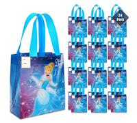 Disney Lot de 24 sacs à friandises réutilisables Cendrillon pour enfants (fournitures de fête d'anniversaire Cendrillon)