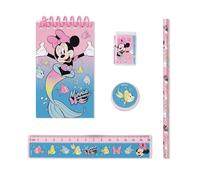 Disney Lot de 5 articles de papeterie Minnie (30,5 x 10,2 cm)