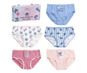 Disney Lot de 5 culottes pour filles avec boîte cadeau, multicolore, 4-5 ans