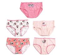 Disney Lot de 5 slips Minnie Mouse pour filles dans une boîte cadeau, multicolore, 2-3 ans