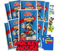Disney Lot de 8 mini cadeaux de fête Mickey Mouse - Ensemble avec 8 packs de jeu Mickey et ses amis | Mini livres de coloriage, autocollants et sacs à friandises (fournitures de fête d'anniversaire