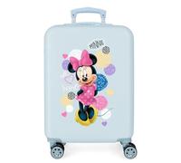 Disney Love Minnie Valise Trolley Cabine Rose 37x55x20 cms Rigide ABS Serrure à combinaison 32L 2,5Kgs 4 roues doubles Bagage à main