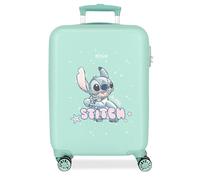 Disney Lovely Stitch Valise Cabine Bleue 38 x 55 x 20 cm Rigide 2,6 kg avec Serrure à Combinaison latérale ABS 2,6 kg 34 L Bagage à Main Bleu Taille Unique, Bleu, Taille Unique, Valise Cabine