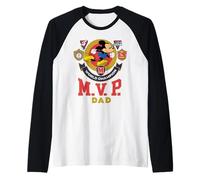 Disney M.V.P. Dad Mickey Mouse Racing Champion Father's Day Manche Raglan