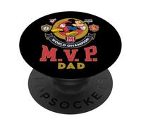 Disney M.V.P. Dad Mickey Mouse Racing Champion Father's Day PopSockets PopGrip Adhésif